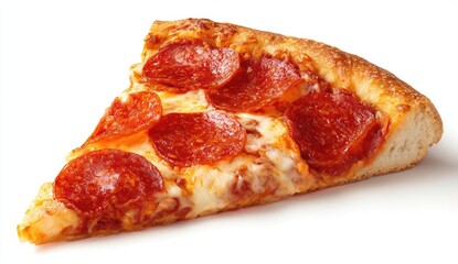 Close-up pizza slice