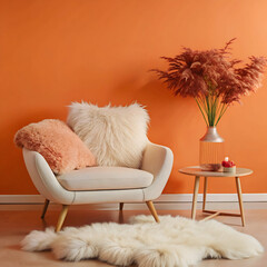 armchair on a sofa