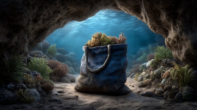 man sitting on a rock