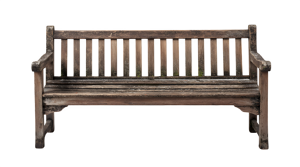 Period-appropriate wooden bench for battlefield rest area