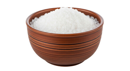 Isolated Bowl of Sea Salt