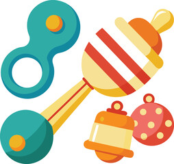 Rattle pacifier infant bottle