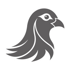 
Bird dove icon logo vector 