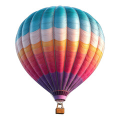 Obraz premium Vibrant hot air balloon, colorful, and detailed