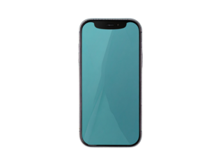 Generic smartphone with empty screen isolated - Transparent Background