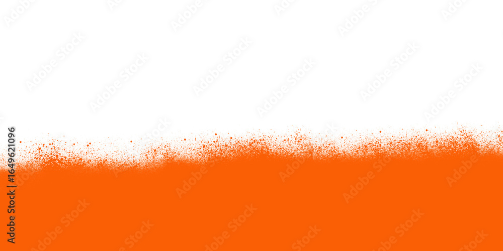 Poster abstract contrast of vibrant orange meeting a textured dark black expanse with a subtle fiery edge c