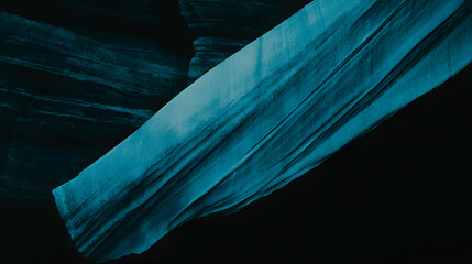 Majestic large iceberg towering high in the dark waters under a starry night sky with reflection