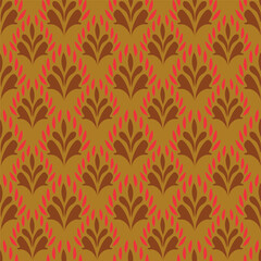 Fototapeta premium cute flower pattern image for fabric textile or wall decoration 