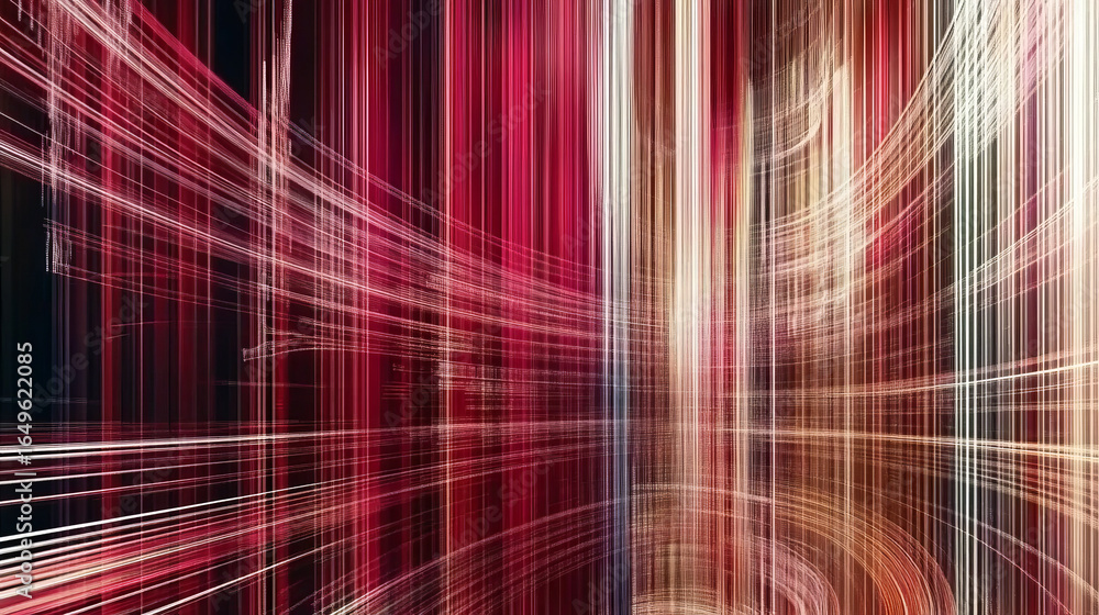 Poster abstract technological background. vibrant glowing lines create dynamic futuristic patterns.