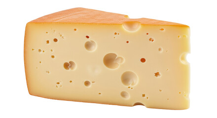 Isolated Swiss Cheese Wedge