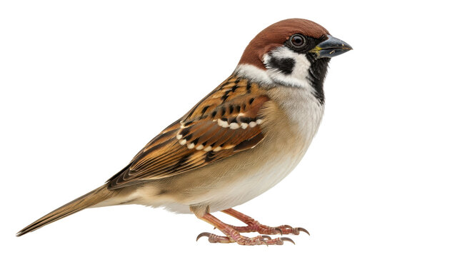 Isolated House Sparrow
