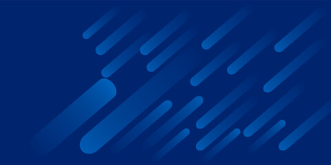 Abstract blue and white diagonal rounded lines background. Modern overlap geometric shape design element. Suit for poster, banner, cover, brochure, presentation, website. Vector illustration