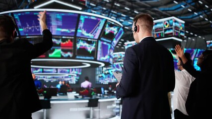 Sad Businessman Watching Stock Market Crash - Powered by Adobe