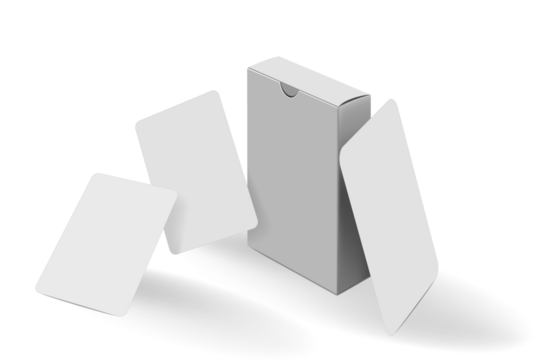 Playing cards without background