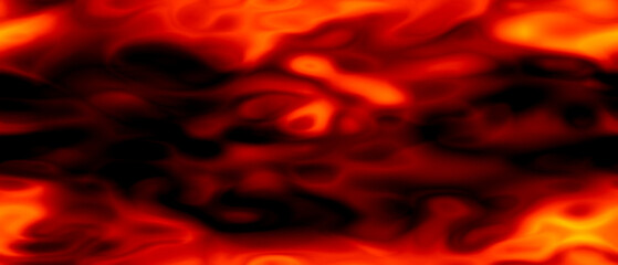 Abstract fiery background of fluid red orange and black colors for various purposes