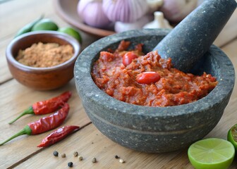 Spicy Homemade Chili Paste Recipe with Fresh Ingredients