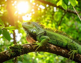 Obraz premium iguanas in the wild