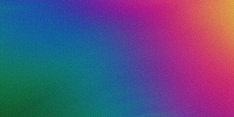 Obraz premium Blue Purple Pink Orange Gradient With Grain abstract.