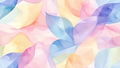Abstract Watercolor Fabric Pattern