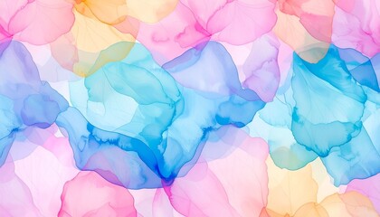 Abstract Watercolor Fabric Pattern