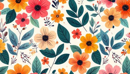 Floral Fabric Pattern