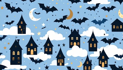 Halloween Night Sky Pattern
