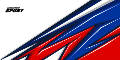 Abstract sporty background. Abstract racing graphic design, vector design for vehicle wrap, jersey, gamer, esport, racing car, rally, and adventure ready to print.