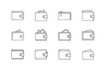 vector set of wallet 