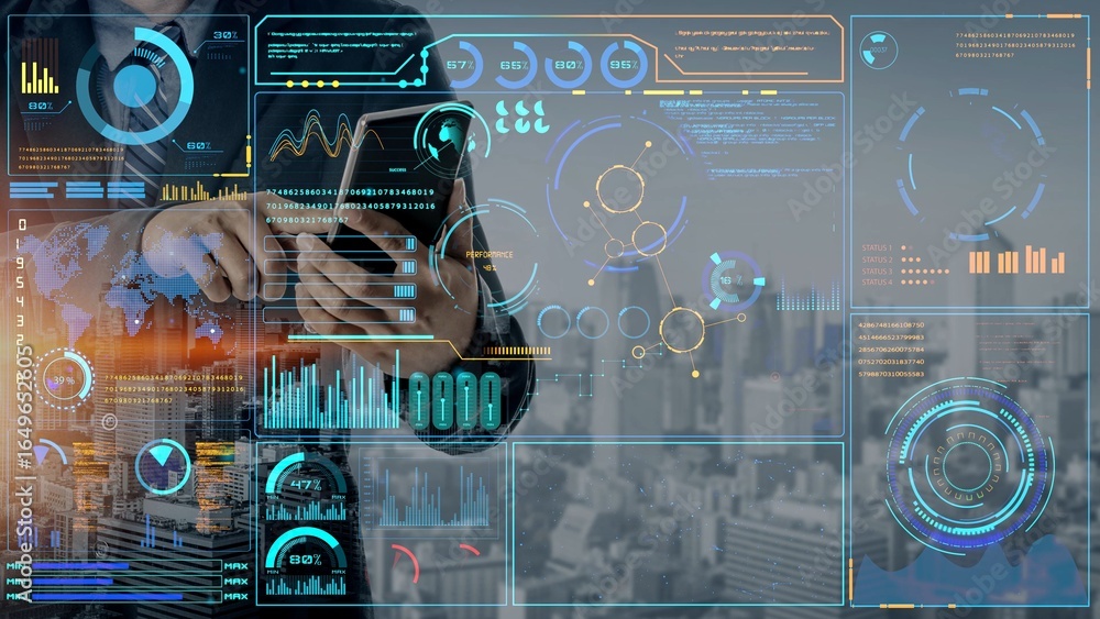 Poster data analytics and big data strategy for real-time analytics, predictive data modeling, business int