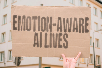 Emotion-Aware AI Lives — senses your mood and adapts to it; intuitive, empathetic tech. TRUST....