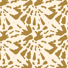 seamless hand drawing abstract pattern