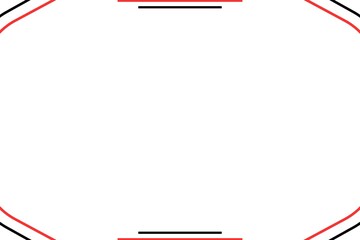 Obraz premium Simple Unique Frame with White Background, Red and Black Color Frame, Unique Style, Border Frame, Photo Frame, Amaizing Frame