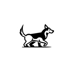 dog icon, husky logo