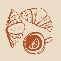 Icons Coffee Cappuccino Line art	
