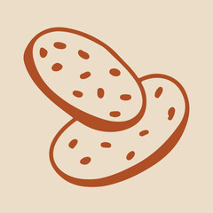 Icons Coffee Cappuccino Line art	
