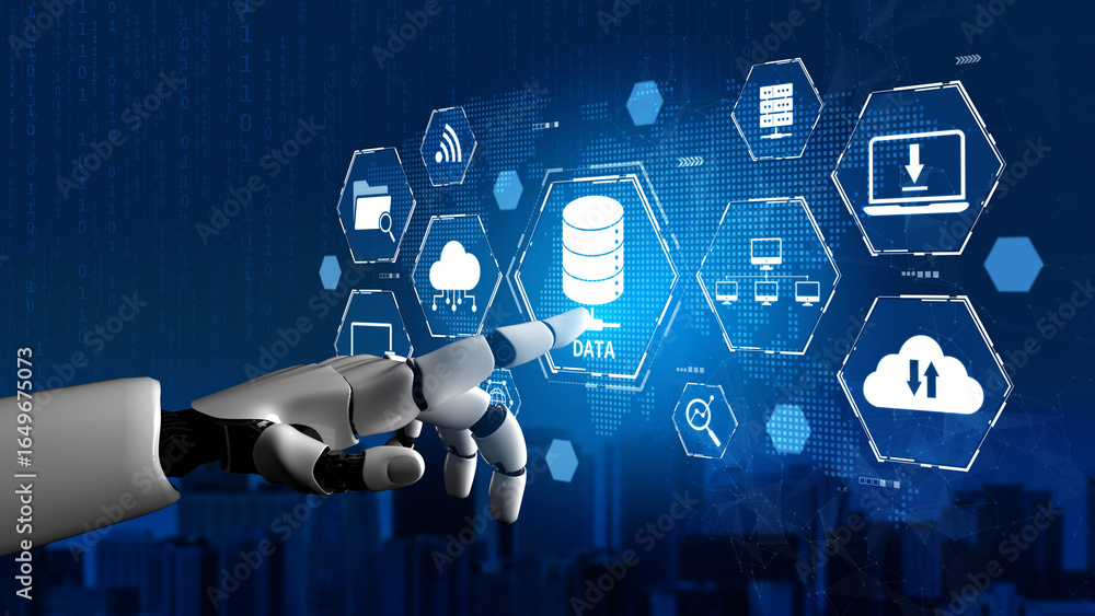 Poster ai enhances cloud computing with scalable infrastructure, secure data, and smart services to support