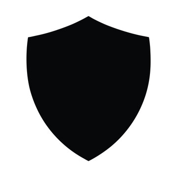 Escudo Medieval with Red and Black Strip