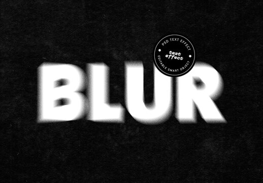 Blurred Text Effect