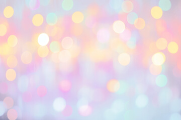 Fototapeta premium PNG Colorful bokeh lights background