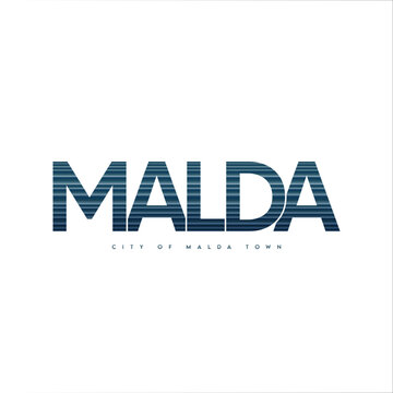 Malda text PNG malda town Art & Illustration
