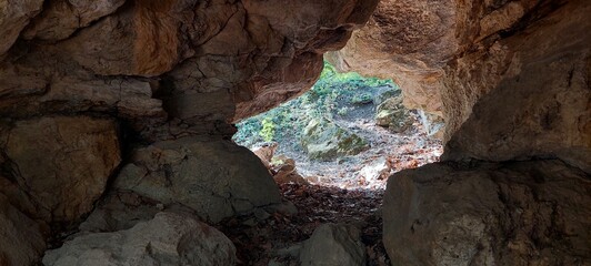 view from the cave