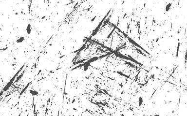 Black and white grunge abstract texture background. Grungy dark dirty grain detail stain distress paint on old age wall