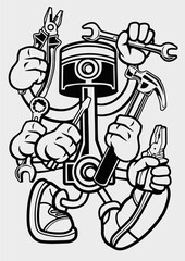 hand drawn vector illustration