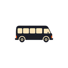 Simple Minivan Illustration: Perfect for Transportation Websites & Apps