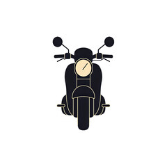 Minimalist Motorcycle Icon: Perfect for Website, App, and Branding