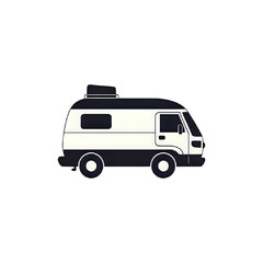 Van Life: Illustrated Camper Van Graphic
