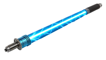 Glowing Blue Energy Sword