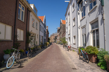 Obraz premium Alleyway in Haarlem, Netherlands