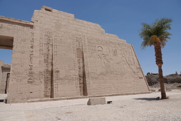 ancient Pharaonic city of Habu, Luxor, Egypt