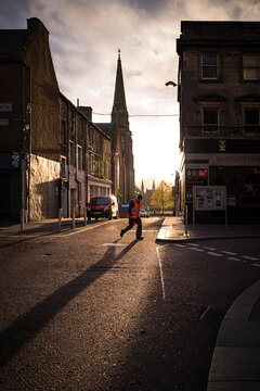 street in the evening in Inverness in Scotland